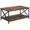 Vasagle Table basse design X