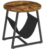 VASAGLE Table ronde industriel