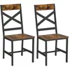 VASAGLE   Chaises design X