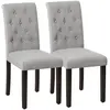 SONGMICS   Chaises dossier gris