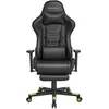 SONGMICS Fauteuil Gaming accoudoirs 3D noir et rouge, Noir + Vert