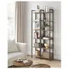 VASAGLE Étagère 6 niveaux style industriel effet bois marron rustique