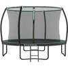 SONGMICS Trampoline extérieur avec échelle, Vert / Ø 366 cm