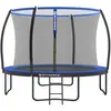SONGMICS Trampoline extérieur avec échelle, Bleu / Ø 305 cm