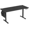 SONGMICSHOME Bureau Réglable en Hauteur, 160 x 70 cm, Fonction Mémoire...