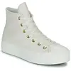 Chuck Taylor All Star Lift Leather Hi par Converse Blanc 39 Femme