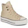 Converse Chuck TAYOR All Star Lift Platform WEATHERIZED Leather Beige 36