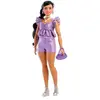 Mattel Poupée Deluxe Métallique Avec Tenue Barbie
