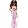 Barbie Deluxe Poupee Style Tenue Rose Coeur