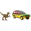 Mattel Jurassic World - Ford Explorer Dégât Sensoriel - Figurine Dinosaure