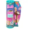 Poupée Barbie Cutie Reveal Série Jungle Avec Singe - Poupée Mannequin - 3 Ans Et +