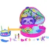Figurines Polly Pocket Coffret 2 en 1 Sac à main Famille de Paresseux