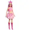 Barbie-Poupées Licorne avec cheveux fantaisie et tenues effet dégradé HRR13