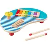 Fisher-Price-Table musicale en bois avec instruments de percussion HXT91