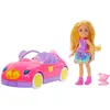 Barbie Chelsea Avec Poupée Teddy Bear En Forme De Voiture