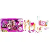 Barbie Poupée Mannequin - HGB58 - Coffret Toilettage des Chevaux avec 1 poupée