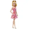 Mattel Barbie-Barbie Fashionistas 205-Poupée Queue De Cheval, Robe À Fleurs