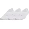Chaussettes Under Armour Breathe Lite Ultra Low blanc femme (3 paires) - S