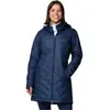 Columbia Heavenly Long Hooded Jacket - Parka femme Collegiate Navy S