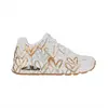 Skechers Chaussures mode ville Uno metallic love wtgd Blanc Taille : 38