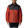 Doudoune columbia powder lite noir orange