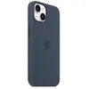 Apple Coque en Silicone avec MagSafe pour iPhone 14 - Bleu Orage        