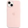 Apple Coque en Silicone avec MagSafe pour iPhone 14 - Rose Craie        