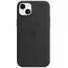 Coque en silicone avec MagSafe pour Apple iPhone 14 Plus Minuit