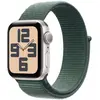 Montre connectée APPLE WATCH SE 40mm Lumière Stellaire/Vert Loop TU