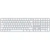 Clavier sans fil Qwerty Apple Magic Keyboard et pavé numérique Blanc