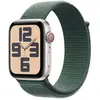 Montre connectée APPLE WATCH SE 44mm Lumière Stellaire/Vert Loop Cell