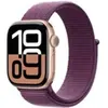Apple Watch series 10 GPS 42 mm Aluminium Or rose Boucle Sport Prune