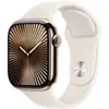 Montre connectée APPLE WATCH Serie 10 42mm Titane Or S/M Cellular TU