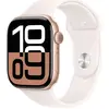 Montre connectée APPLE WATCH Serie 10 46mm Alu/Or Rose S/M Cellular TU