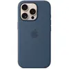 Apple Coque en Silicone avec MagSafe pour iPhone 16 Pro - Denim        