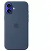 APPLE iPhone 16 Plus - Coque en silicone avec MagSafe - Denim