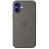 APPLE iPhone 16 Plus - Coque en silicone avec MagSafe - Stone Gray