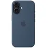 Apple Coque en Silicone avec MagSafe pour iPhone 16 - Denim        