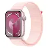 Apple Watch Series 9 GPS 45mm Aluminium rose, Boucle Sport Rose pâle