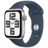 Montre intelligente Apple Watch SE Bleu Argenté 44 mm