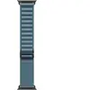 Bracelet 49 mm Medium Boucle Alpine bleu clair Apple
