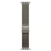 Bracelet APPLE 49 mm - Large Milanais en titane naturel