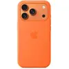 Coque iPhone 17 Pro en silicone avec MagSafe - Orange