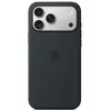 Coque iPhone 17 Pro Max en silicone avec MagSafe - Noir
