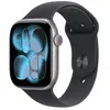 Apple Watch Series 11 GPS 46 mm, boîtier en aluminium gris sidéral ave...