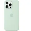 Apple Coque en silicone compatible MagSafe Aquamarine pour iPhone 16 Pro Max