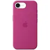 Coque en silicone Apple Fuchsia pour iPhone 16e