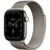 Apple Watch - Montre Connectée  46mm Tit Nat Milanais Serie 12 M/L Cel...