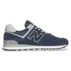New Balance Homme NB 574 Sneakers, Bleu (Navy Blue EVN), 42.5 EU Large