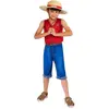 One Piece - Deguisement Classique Luffy - Taille 9-10 Ans Pour Enfant